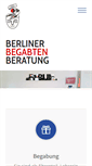 Mobile Screenshot of berliner-begabten-beratung.de